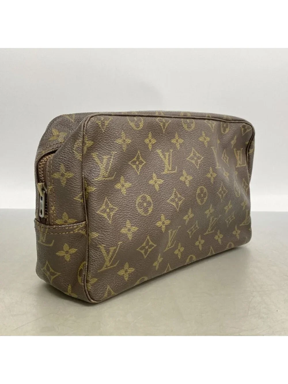 Louis Vuitton Pouch Monogram Trousse Toilet 28 Brown